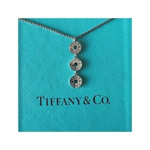 Tiffany & Co. 1837 Collection Sterling Silver Triple Circle Pendant Necklace